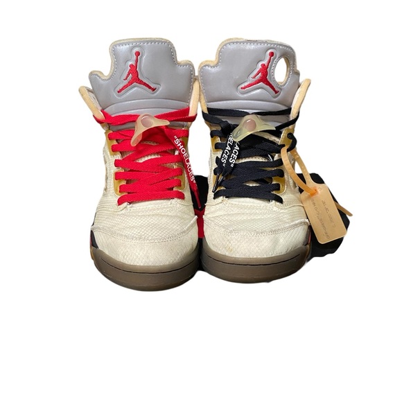 Nike Air Jordan 5 SP x off white mid sail - Picture 2 of 5